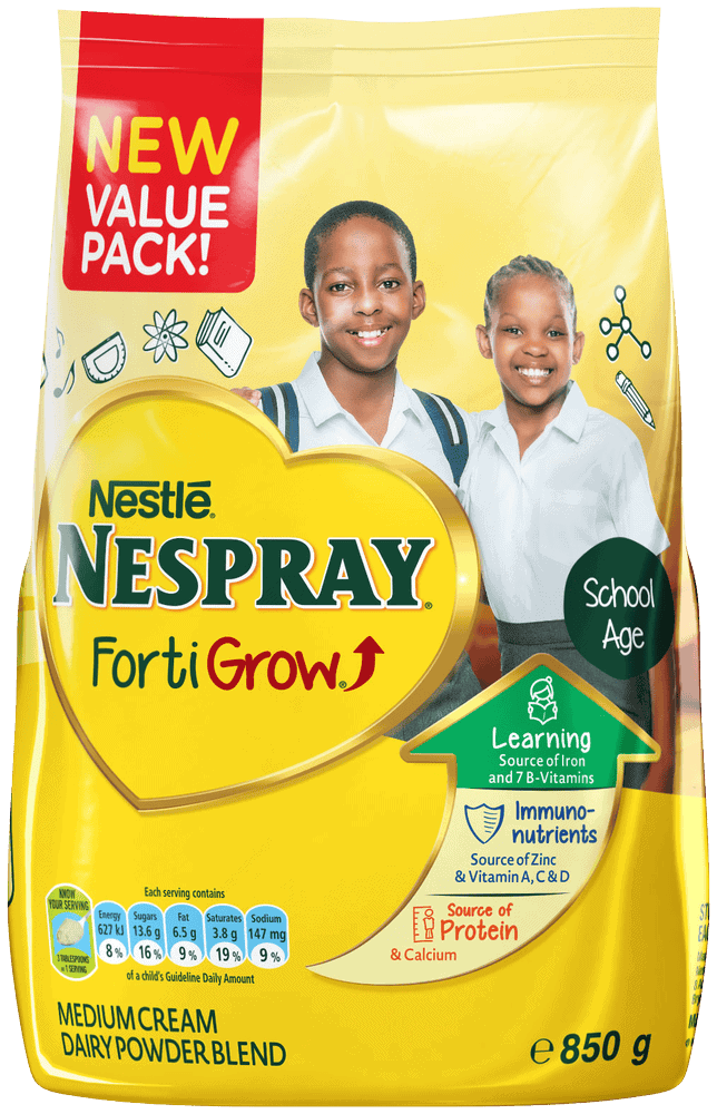 Nestlé Nespray FortiGrow Medium Cream Dairy Powder Blend 850g