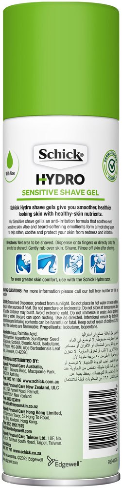 Schick Hydro Sensitive Shave Gel 198g