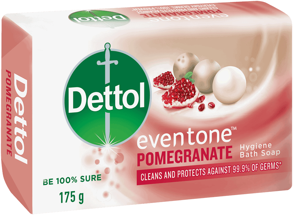 Dettol Eventone Pomegranate Hygiene Bath Soap Bar 175g