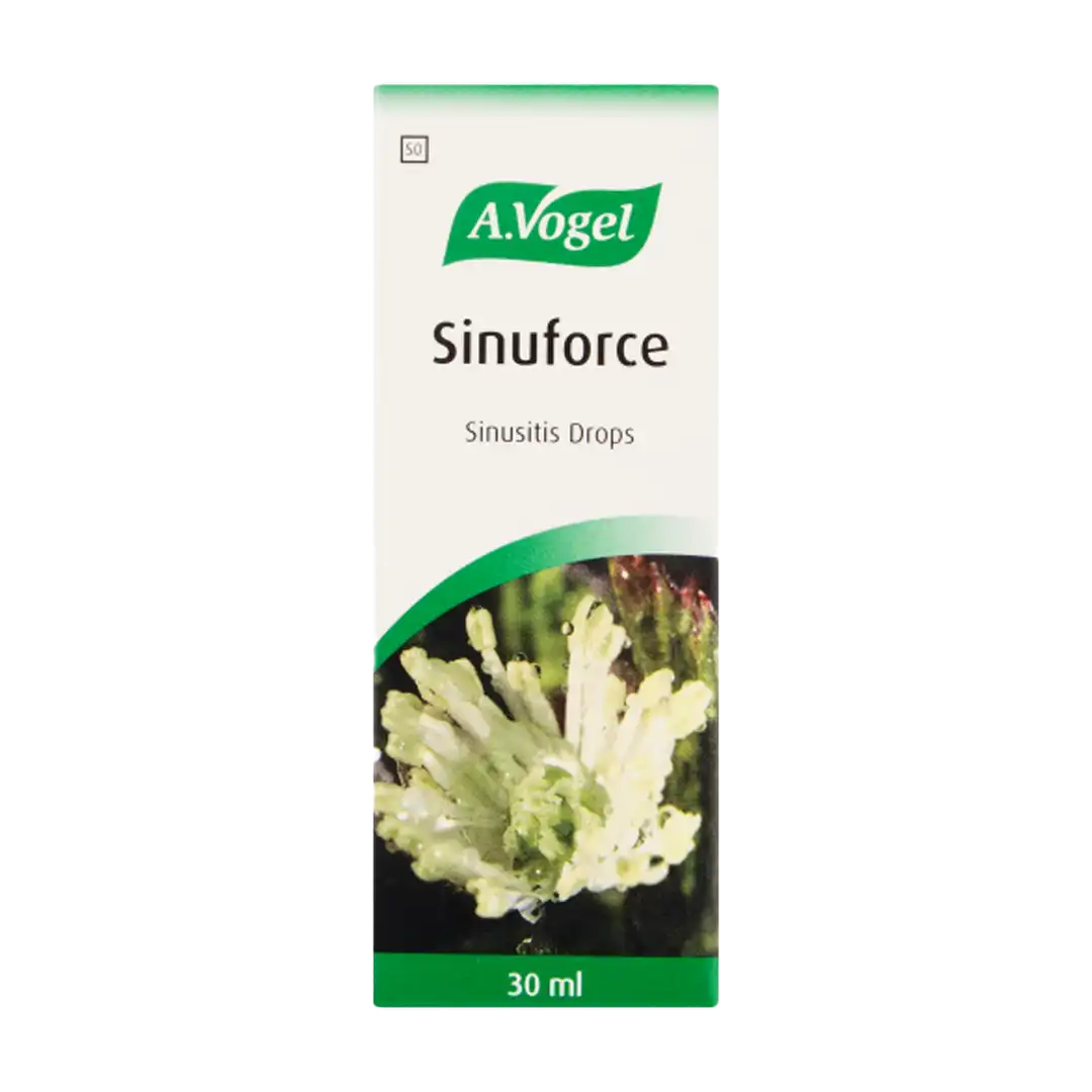 Front of A.Vogel Sinuforce Sinusitis Drops 30 ml box