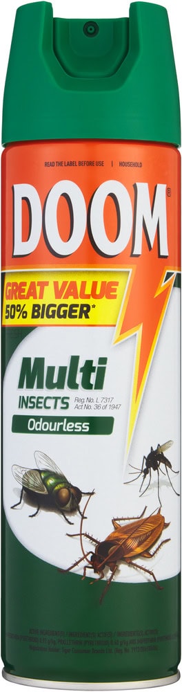 DOOM Odourless Multi Insects Spray 450ml