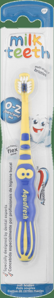 Aquafresh Milk Teeth 0-2 Years Kids' Toothbrush 1s