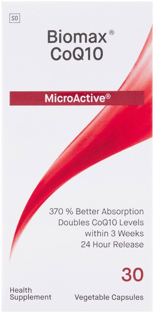 Coyne Healthcare Biomax CoQ10 MicroActive Vegetable Capsules 30pk