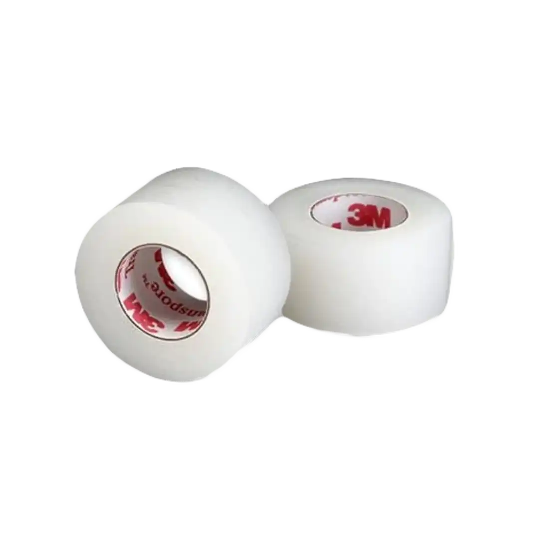 Two rolls of 3M Transpore Surgical Tape, 48mm x 5m