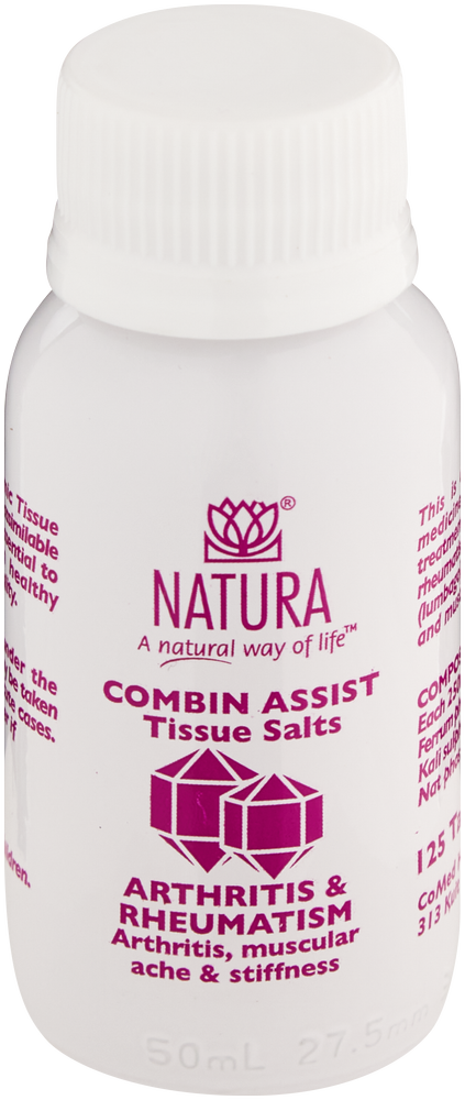 Natura Combin Assist Arthritis & Rheumatism Tissue Salts Tablets 125pk