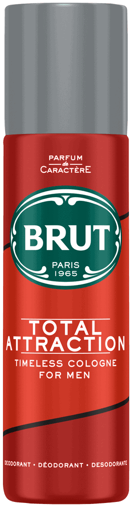 BRUT Total Attraction Aerosol Deodorant Body Spray 120ml