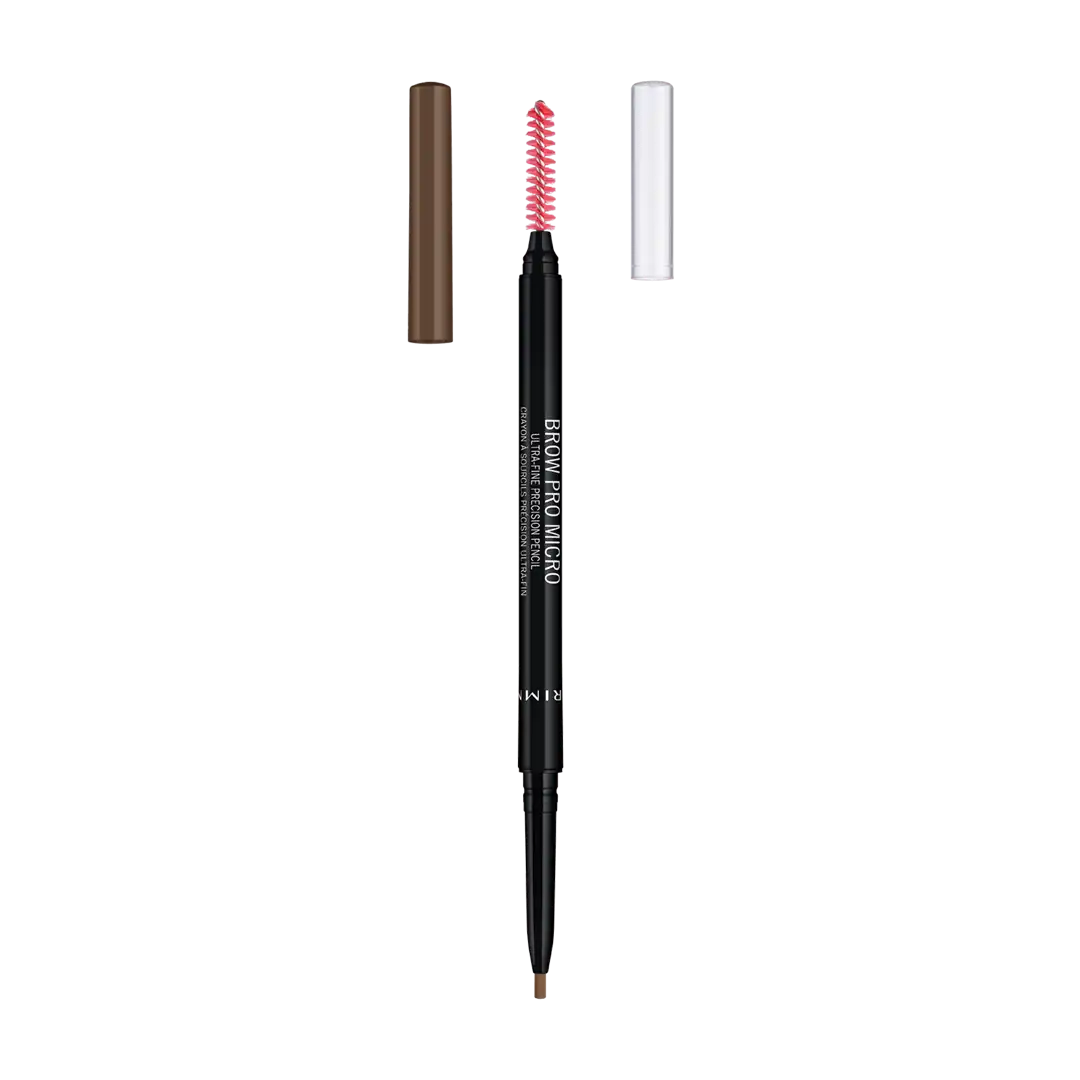 Rimmel Brow Pro Micro ultra-fine precision eyebrow pencil with spoolie brush and cap