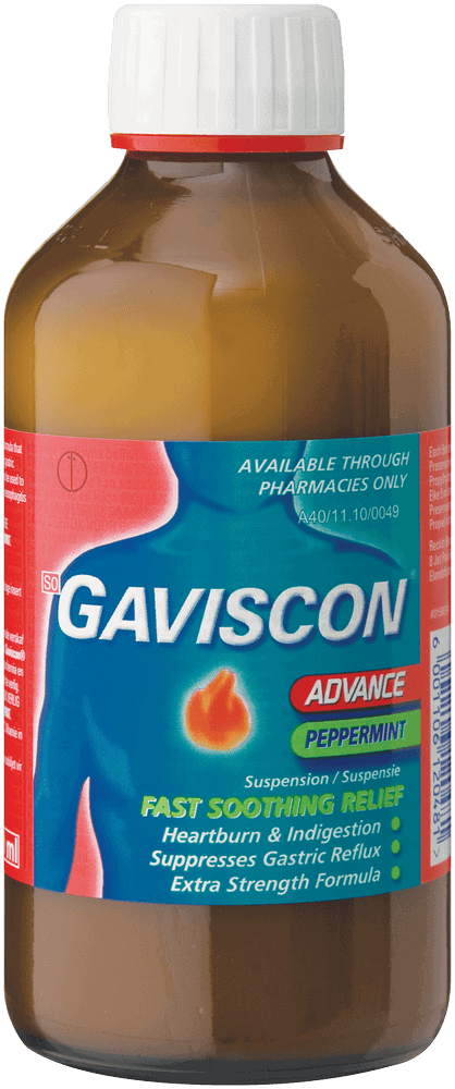Gaviscon Advance Peppermint Antacid Liquid 500ml