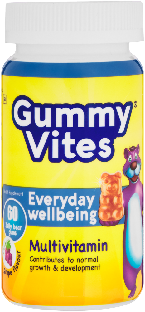 Gummy Vites Everyday Wellbeing Multivitamin Jelly Bear Gums 60pk
