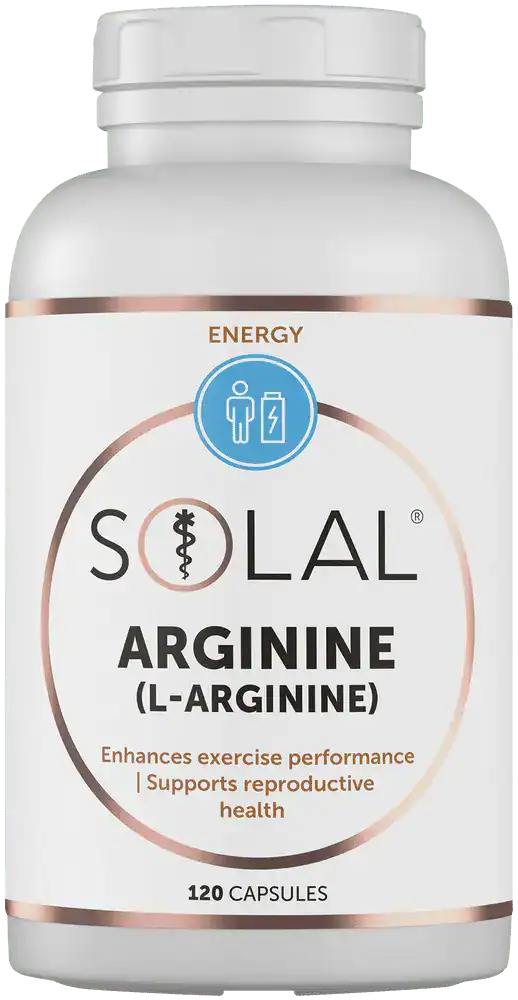 Solal Arginine (L-Arginine) Capsules 120pk