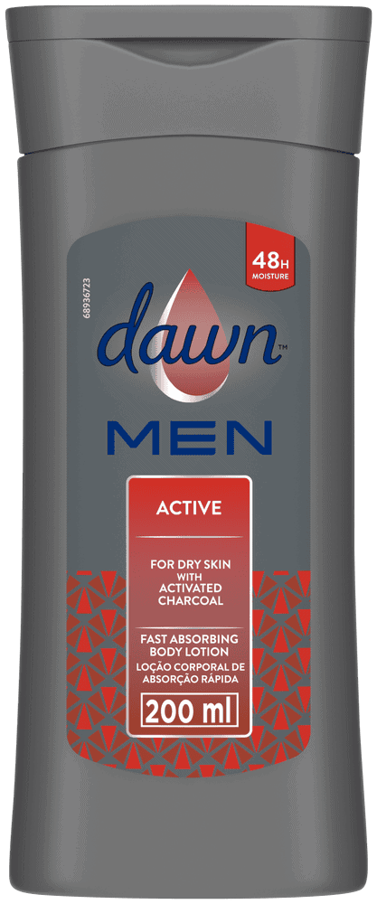 Dawn MEN Men Active Fast Absorbing Body Lotion for Dry Skin 200ml