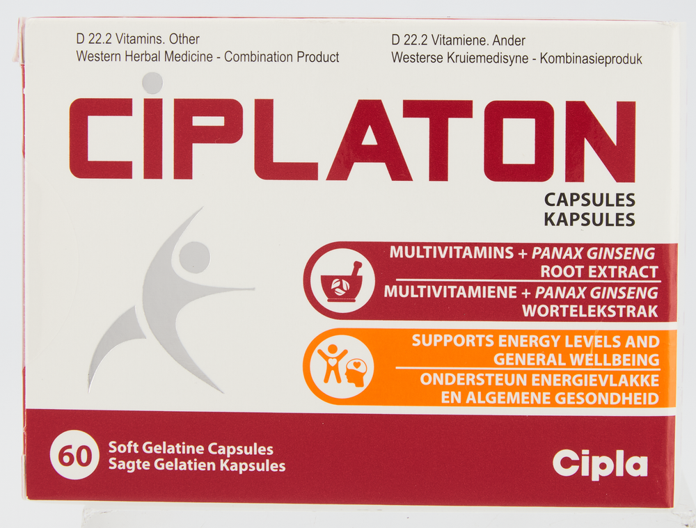 Ciplaton Soft Gelatin Capsules 60pk