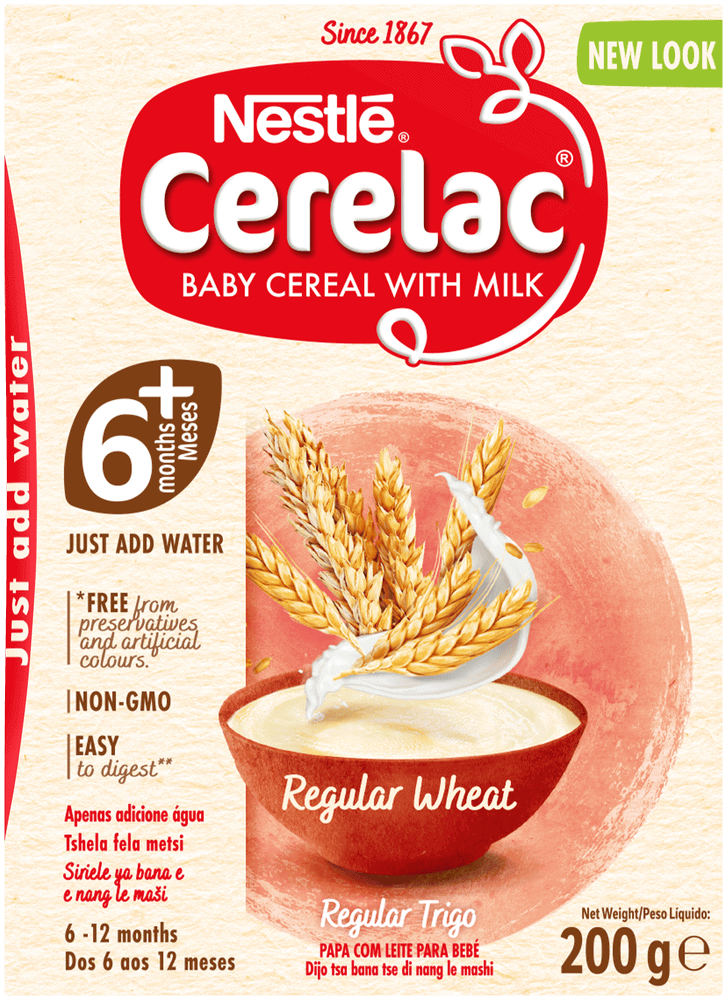 Nestlé Cerelac Regular Wheat Baby Cereal with Milk 200g