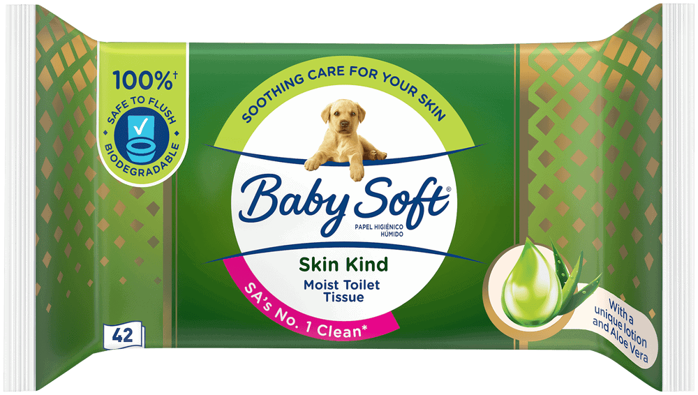Baby Soft Skin Kind Moist Toilet Tissue 42pk
