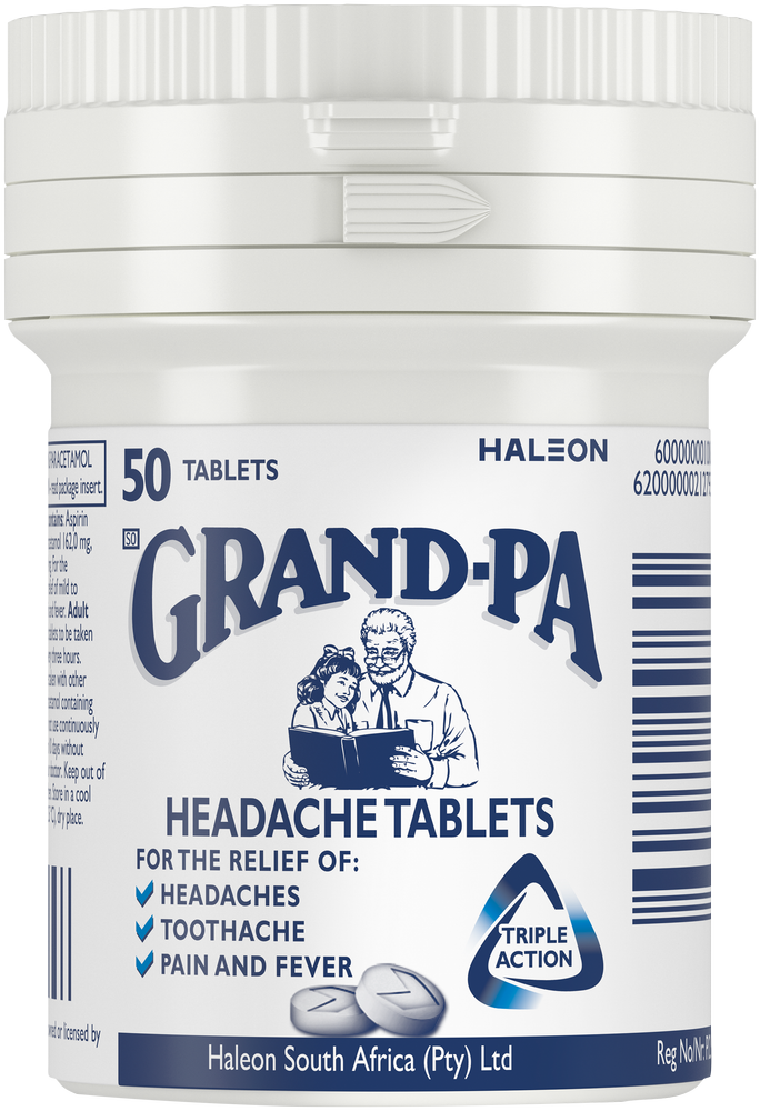 Grand-pa Headache Tablets 50pk