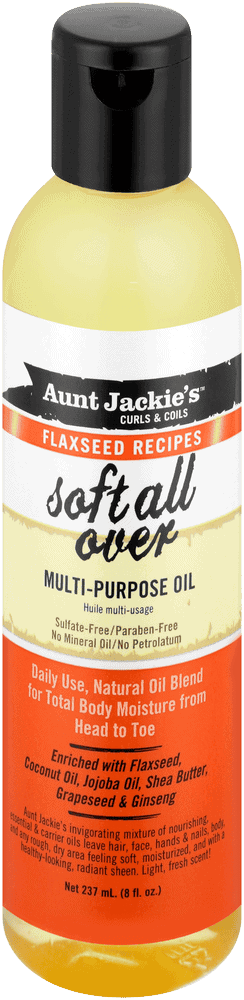 Aunt Jackie's Flaxseed Collection Soft All Over Multi-Purpose Oil 237ml 237ml