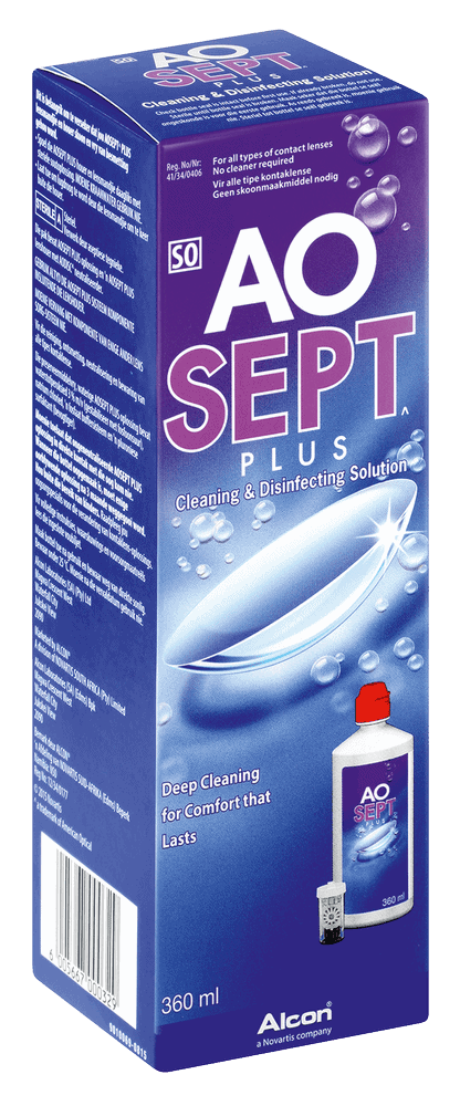 Aosept Plus Contact Lens Cleaning & Disinfecting Solution 360ml