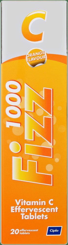 Fizz C Vitamin C Effervescent Tablets 20s