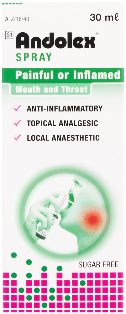 Andolex Mouth and Throat Spray 30ml