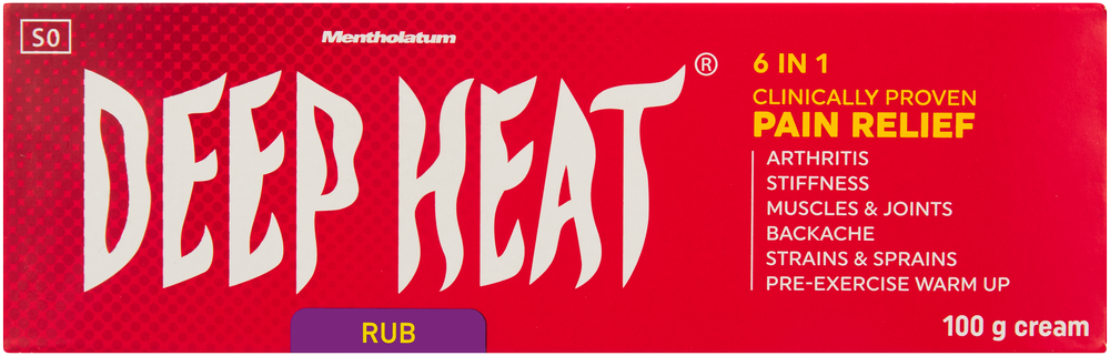 Deep Heat Pain Relief Rub 100g