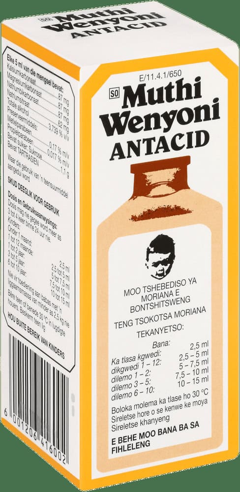Muthi Wenyoni Antacid 75ml
