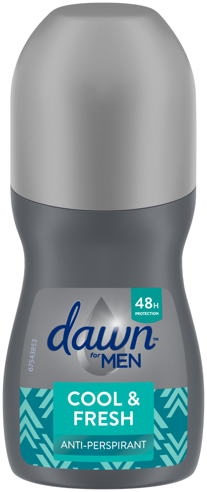 Dawn Men Cool and Fresh Antiperspirant Roll-On Deodorant 45ml
