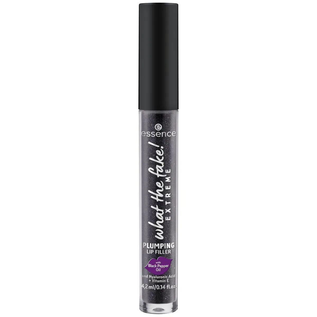 Front of Essence What The Fake Extreme Plumping Lip Filler 03 tube, 4.2 ml