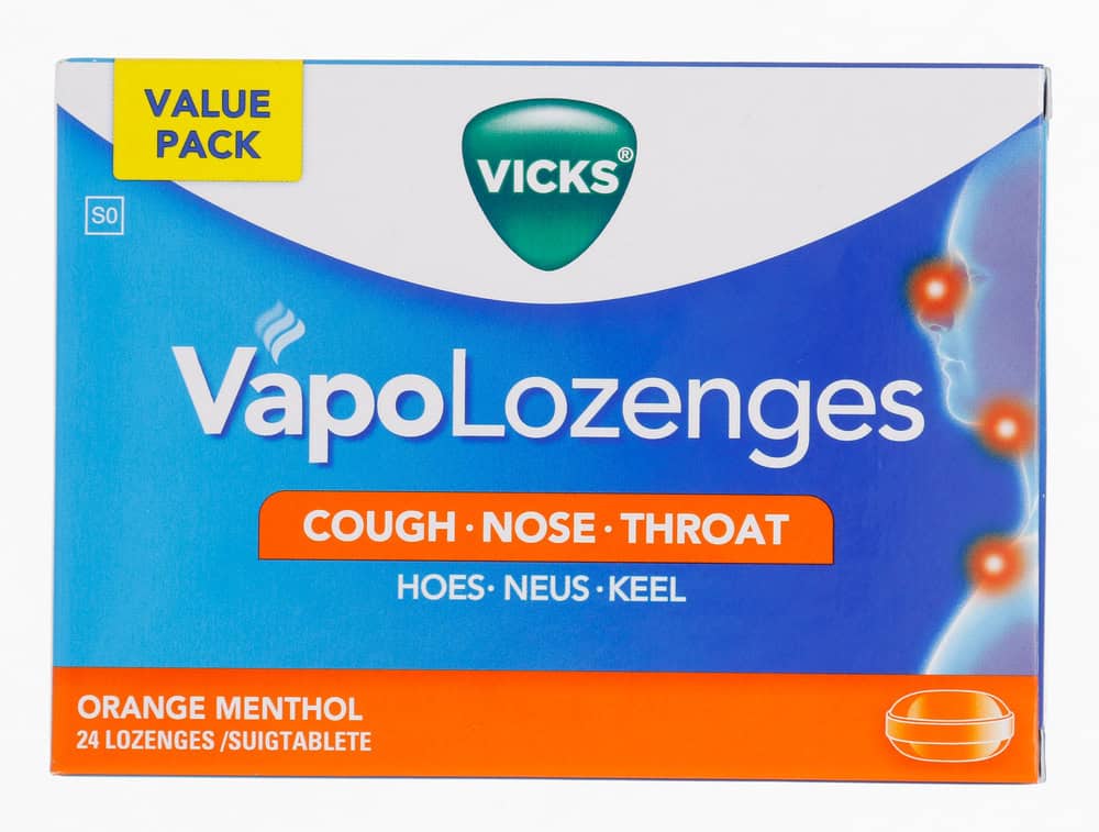 Vicks VapoLozenges Orange Menthol Lozenges 24s