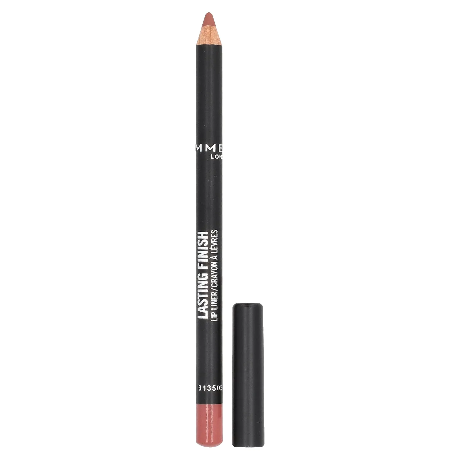 Front of Rimmel London Lasting Finish Lip Liner, 760 90s Nude, 1.2 g pencil, uncapped