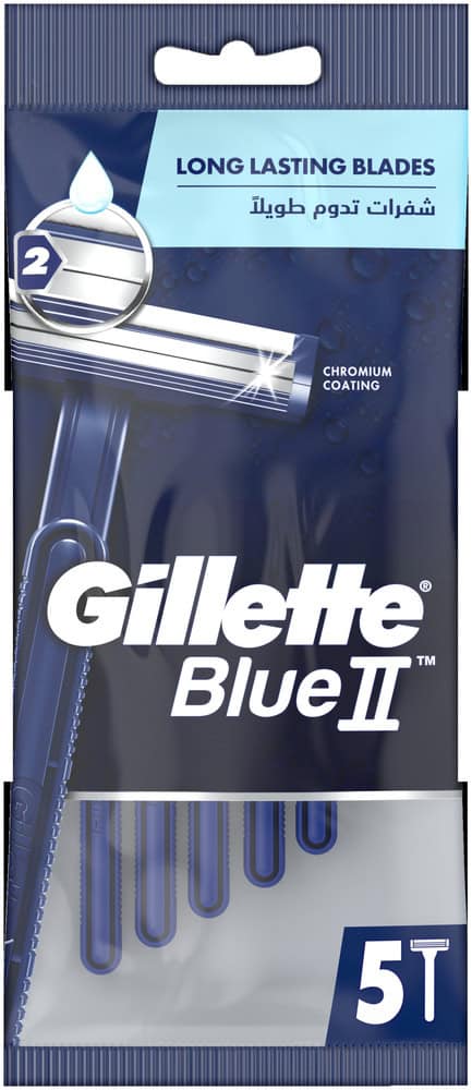 Gillette Blue II Disposable Razors 5pk