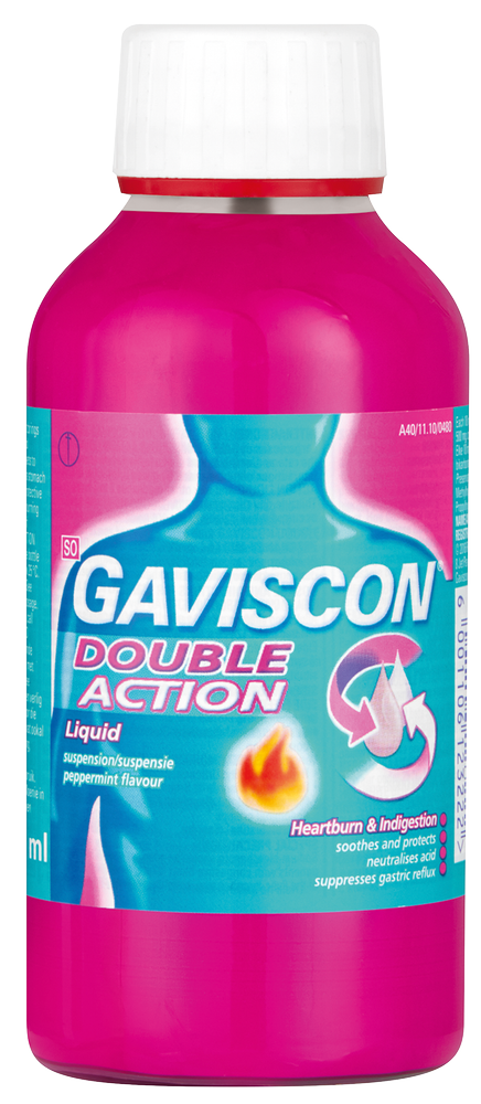 Gaviscon Peppermint Double Action Liquid Suspension 300ml