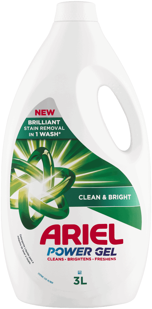 Ariel Power Gel Liquid Detergent 3L