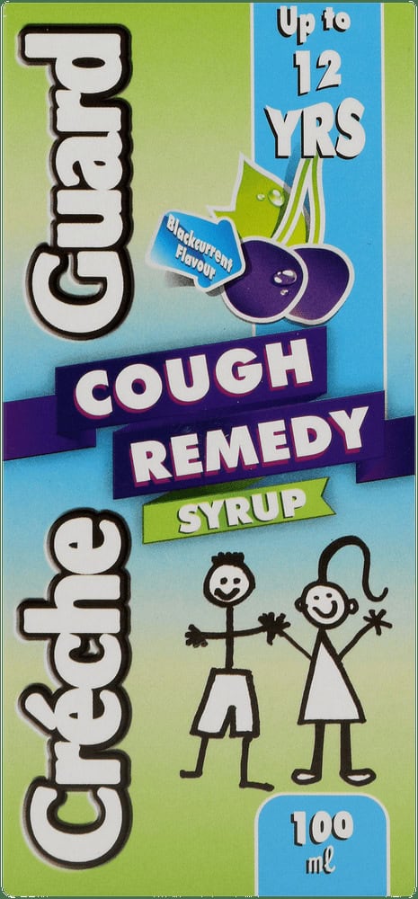 Créche Guard Blackcurrant Flavour Cough Remedy Syrup 100ml