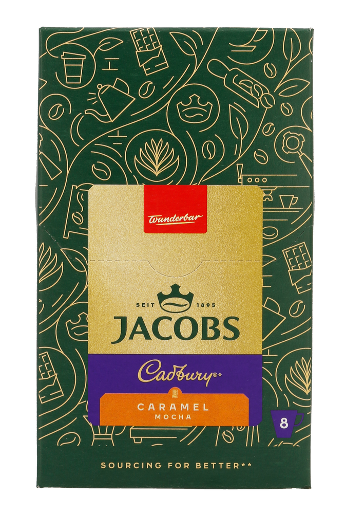 Jacobs Cadbury Caramel Instant Mocha 8 x 18g