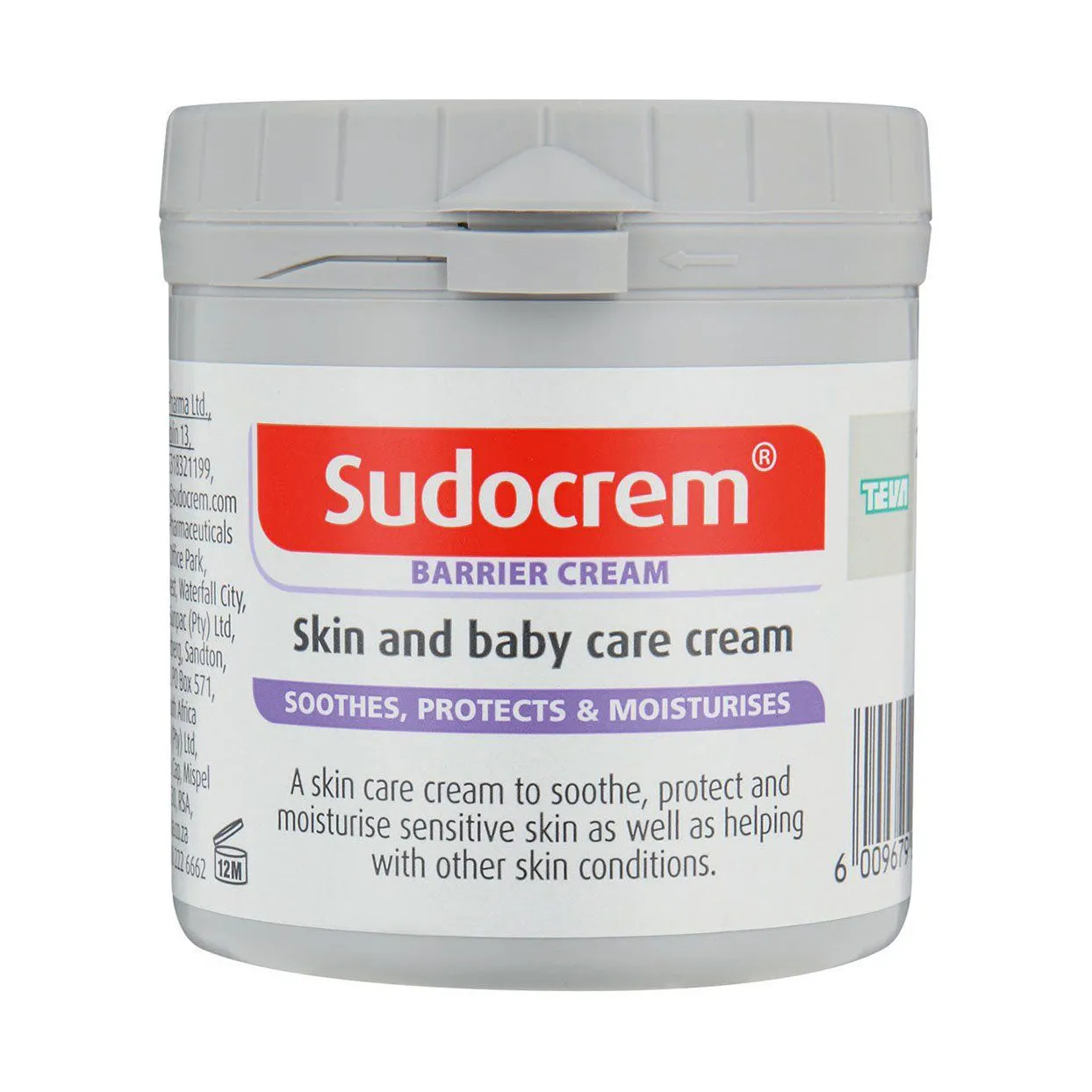 Front of Sudocrem Barrier Cream 60g tub