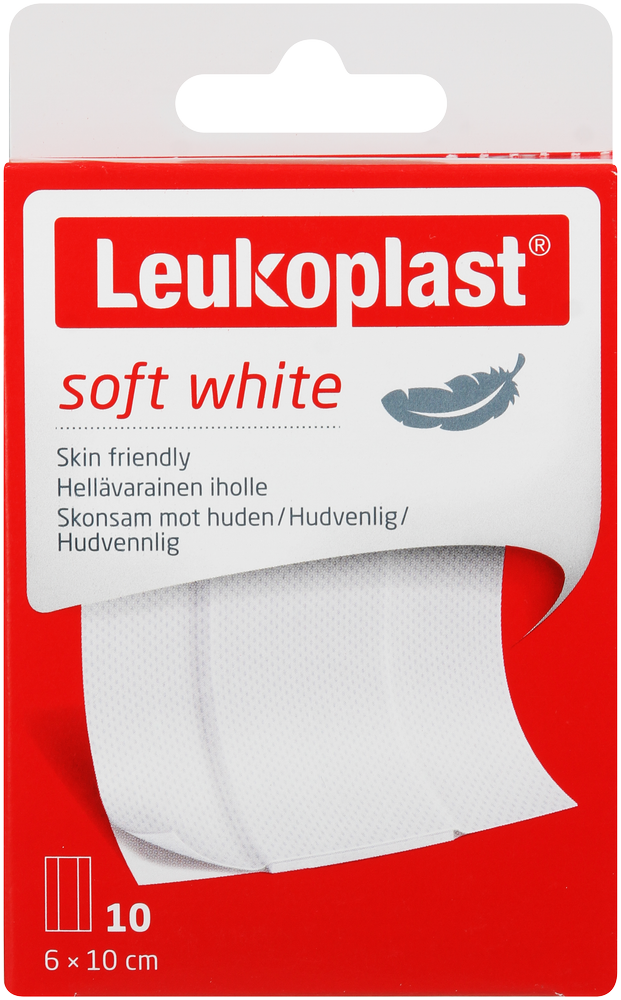 Leukoplast Soft White Adhesive Wound Dressings 10pk
