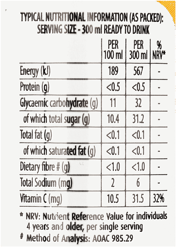 Liqui Fruit Tropical 100% Fruit Juice Blend 300ml