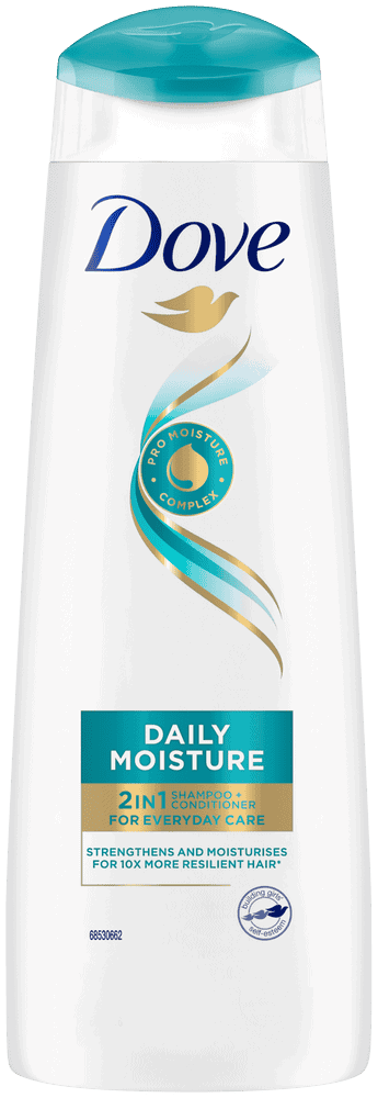 Dove Daily Moisture 2-in-1 Shampoo & Conditioner 250ml