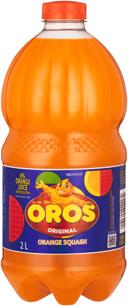 Brookes Oros Orange Squash 2L