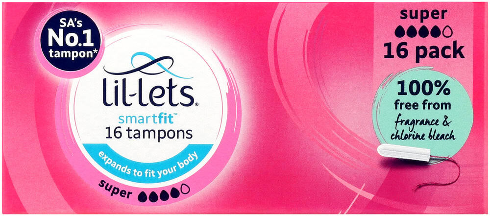 Lil-lets SmartFit Super Tampons 16s