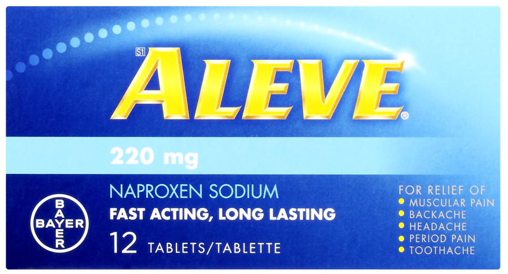 Aleve 220mg Naproxen Sodium Pain Relief Tablets 12pk