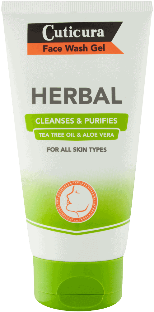 Cuticura Herbal Face Wash Gel 150ml