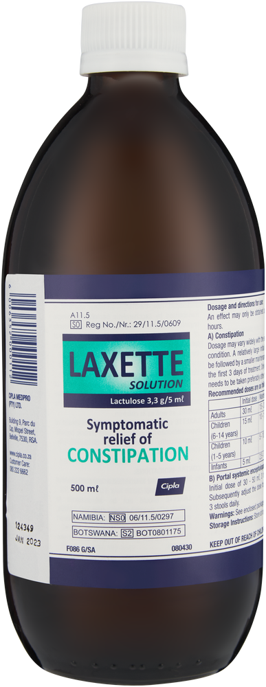 Laxette Constipation Syrup 500ml