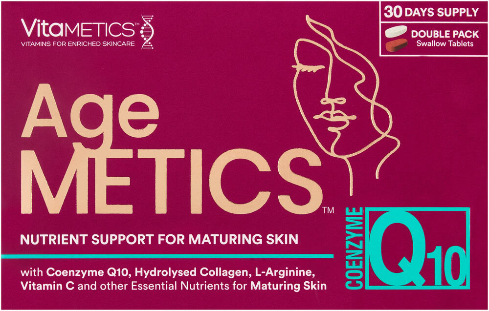 Vitametics AgeMETICS Nutrient Support for Maturing Skin Tablets 90pk