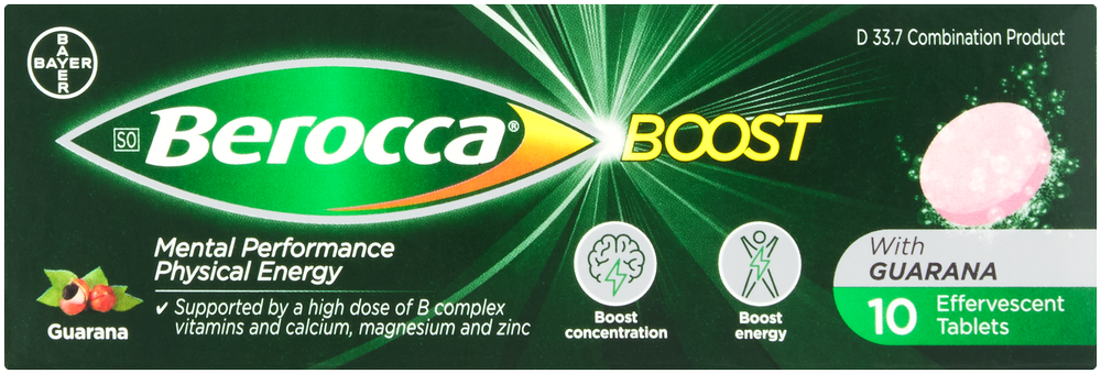 Berocca Boost Effervescent Tablets 10pk