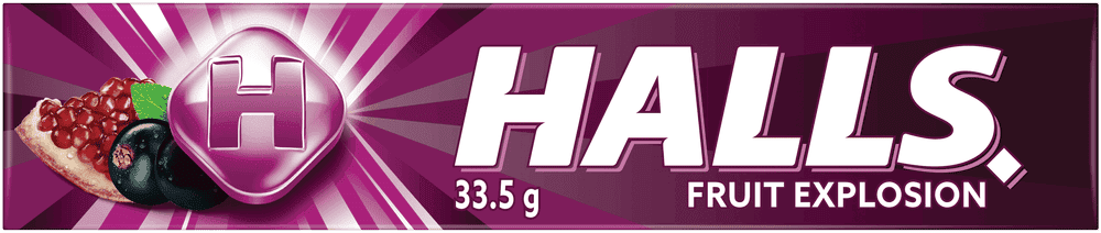 Halls Fruit Explosion Lozenges 10s
