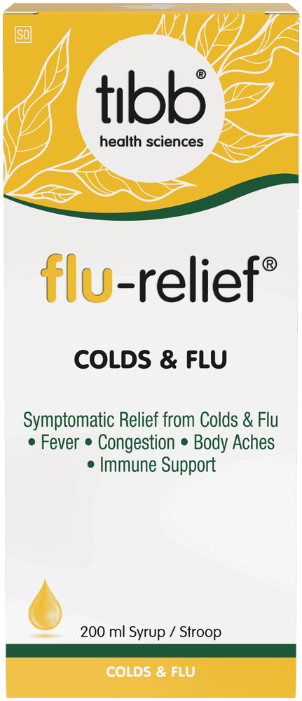 Tibb Flu Relief Colds & Flu Syrup 200ml