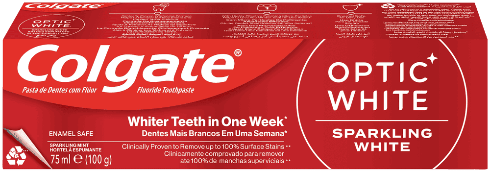 Colgate Optic White Sparkling White Whitening Toothpaste 75ml