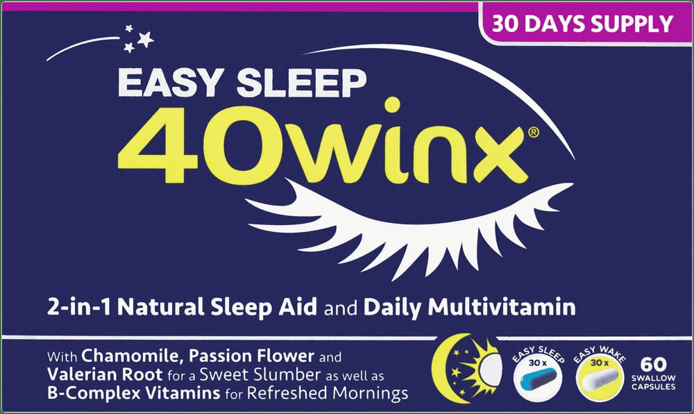 Easy Sleep 40winx Sleeping Aid Capsules 60pk