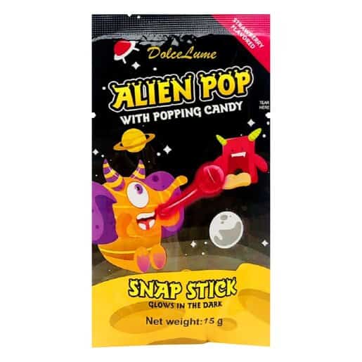Dolcelume ALIEN POP SNAP STICK STRAWBERRY 15G